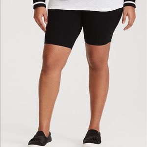 Plus Size - Torrid Black Bike Shorts Size 2